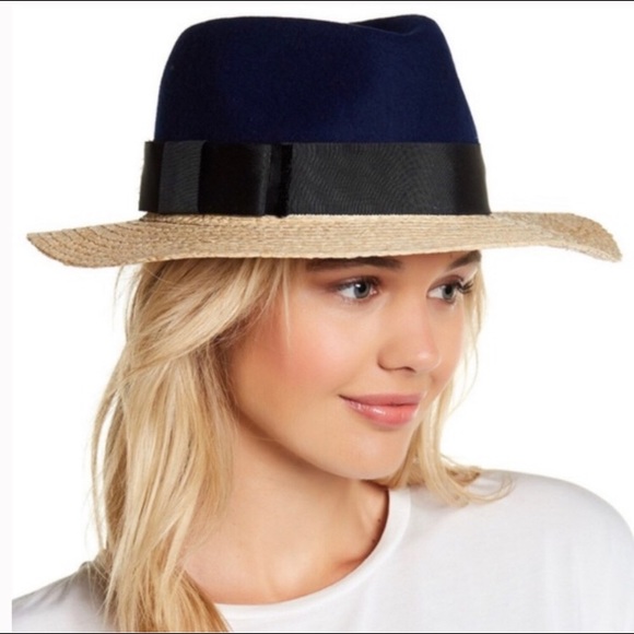 kate spade Accessories - Kate Spade ♠️ straw wool hat 🎩